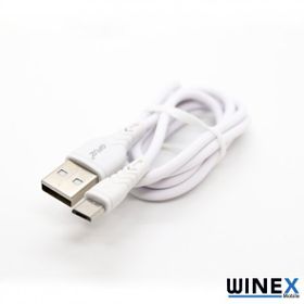 Winex Mobile 3A Beyaz CA60 USBA to Micro Data ve Hızlı Şarj Kablosu