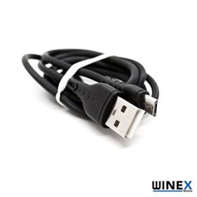 Winex Mobile 3A Siyah CA60 USBA to Micro Data ve Hızlı Şarj Kablosu