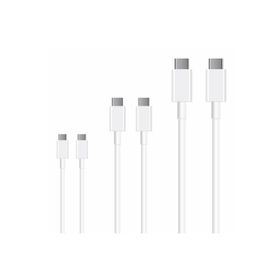 Winex Mobile 3’lü Paket 1 2 3 m Beyaz SX26P 3A 45 Watt Type-C to Type-C Data ve Hızlı Şarj Kablosu