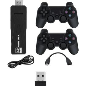 Winex Mobile 4K Android TV Stick ve Retro Game 10000 Oyunlu 64GB Siyah Oyun Konsolu