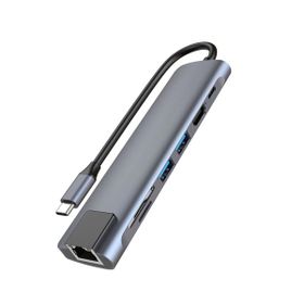 Winex Mobile 7 in 1 Usb Type C Hdmi Usb Ethernet Pd Girişli Hub Port Adaptör