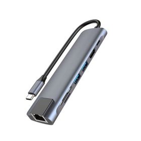 Winex Mobile 7 in 1 Usb Type C Hdmi Usb Ethernet Pd Girişli Hub Port Adaptör