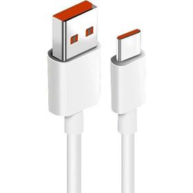 Winex Mobile Beyaz 6A 100 Watt UsbA to Type-C Data ve Hızlı Şarj Kablosu
