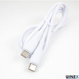 Winex Mobile Beyaz CA120 PD20 Watt 3A Type-C to Type-C Data ve Hızlı Şarj Kablosu