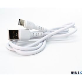 Winex Mobile CA116 Type-C 3.0 A 1 m Beyaz Data Kablosu Hızlı Şarj Kablosu