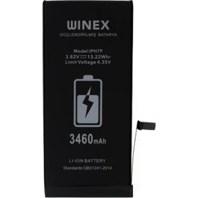Winex Mobile iPhone 7 Plus Güçlendirilmiş Premium Batarya
