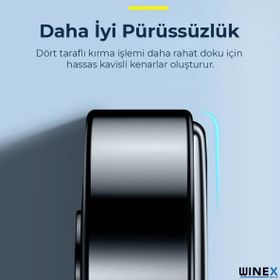 Winex Samsung Galaxy A8S Sadece Ön Kılıflı Kesim Ekran Koruyucu Kaplama