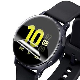 Winex Samsung Galaxy Watch 4 Bluetooth 44 mm 4 Adet Ön Darbe Emici Ekran Koruyucu Nano Cam