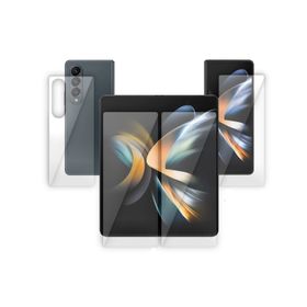 Winex Samsung Galaxy Z Fold 4 Ön-Arka 360 Fullbody Hayalet Darbe Emici HD Ekran Koruyucu Kaplama
