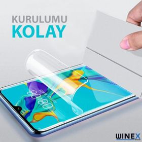 Winex Xiaomi Mi Note 5A Sadece Ön Hayalet Kılıflı Kesim Ekran Koruyucu Kaplama