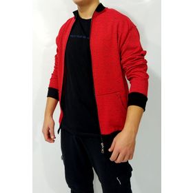 Wingetstar Kırmızı Kırçıllı Desen Erkek Sweatshirt