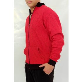Wingetstar Kırmızı Kırçıllı Desen Erkek Sweatshirt