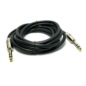 Winkel 3 m 6.3 mm Stereo Metal Jaklı Kablo