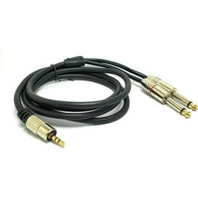 Winkel 3 m 6.3 mm Stereo Metal Jaklı Kablo