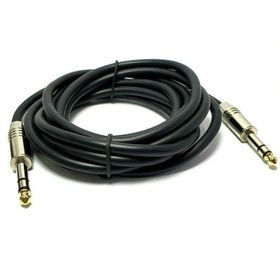 Winkel 3 m 6.3 mm Stereo Metal Jaklı Kablo