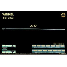 Winkel SET-2302 LG 42 inç TV Bar Led Takımı