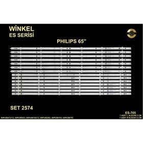 Winkel SET-2574 Philips 65 inç TV Bar Led Takımı
