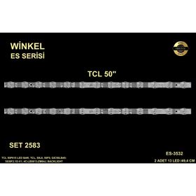 Winkel SET-2583 TCL 50 inç TV Bar Led Takımı