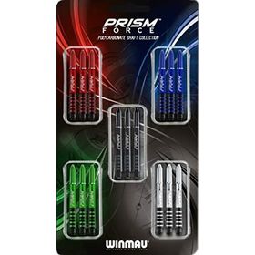 Winmau 8118 5 Set 15 Adet Prism Force Şaft Kolleksiyonu