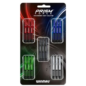 Winmau 8118 5 Set 15 Adet Prism Force Şaft Kolleksiyonu