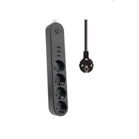Winnboss 3402 3 USB 4 Priz Akım Korumalı Priz