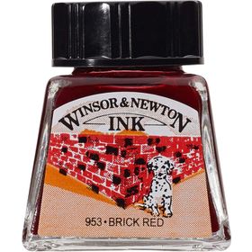 Winsor Newton 040 Brick Red 14 ml Çizim Mürekkebi