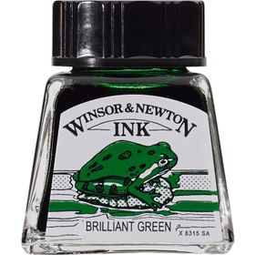 Winsor Newton 046 Brilliant Green 14 ml Çizim Mürekkebi