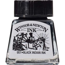 Winsor & Newton 14 ml 030 Black Indian Ink Ink Çini Mürekkebi