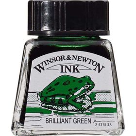 Winsor & Newton 14 ml 046 Brilliant Green Ink Çini Mürekkebi