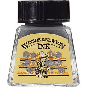 Winsor & Newton 14 ml 617 Silver Ink Çini Mürekkebi