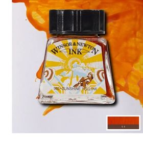 Winsor Newton 14 ml Sunshine Yellow 633 Çizim Mürekkebi
