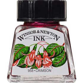 Winsor Newton 203 Crimson 14 ml Çizim Mürekkebi
