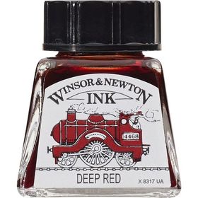 Winsor Newton 227 Deep Red Çini Çizim Mürekkebi