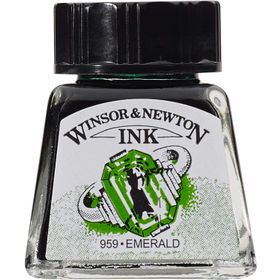 Winsor Newton 235 Emerald 14 ml Çizim Mürekkebi
