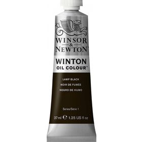 Winsor & Newton 37 ml Lamp Black Winton Yağlı Boya
