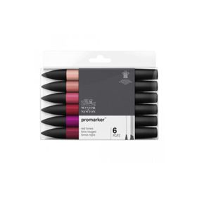 Winsor & Newton 5796600 Set Red Tones Set 6'lı Kırmızı Tonlar Promarker