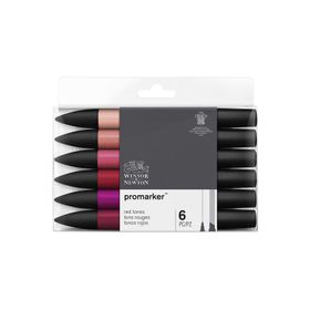 Winsor & Newton 5796600 Set Red Tones Set 6'lı Kırmızı Tonlar Promarker