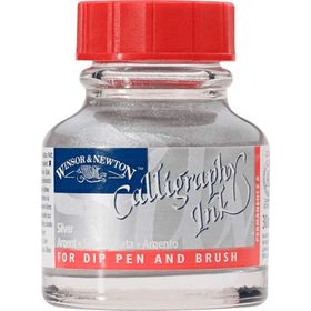Winsor Newton 617 Silver 30 ml Kaligrafi Mürekkebi