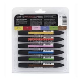 Winsor & Newton 6'lı Set Mid Tones Promarker