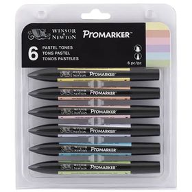Winsor Newton 6'lı Set Pastel Tones Promarker