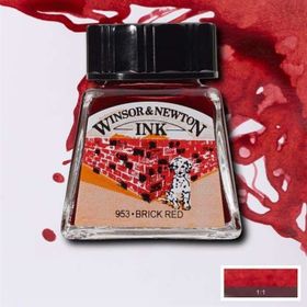 Winsor & Newton 9379 14 ml Brick Red Çini Mürekkebi