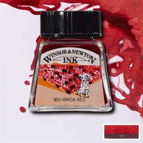Winsor & Newton 9379 14 ml Brick Red Çini Mürekkebi