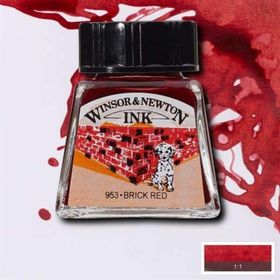 Winsor & Newton 9379 14 ml Brick Red Çini Mürekkebi