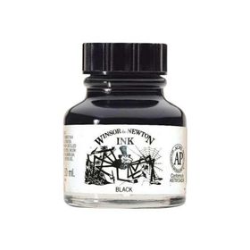 Winsor & Newton 9397 30 ml Black Çini Mürekkebi