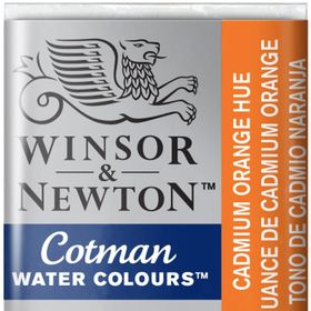 Winsor Newton Cadmium Orange Hue 090 Yarım Tablet Sulu Boya