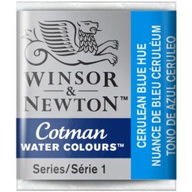 Winsor Newton Cerulean Blue Hue 139 Yarım Tablet Sulu Boya