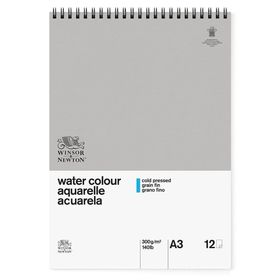 Winsor & Newton : Classic : Sulu Boya Spiralli Bloknot : 300 Gr : A3