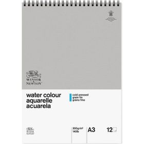 Winsor & Newton : Classic : Sulu Boya Spiralli Bloknot : 300 Gr : A3
