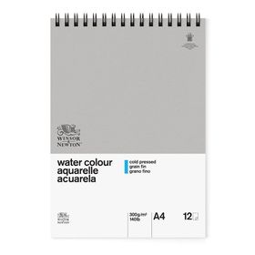 Winsor & Newton : Classic : Sulu Boya Spiralli Bloknot : Soğuk Baskı : 300 Gr : A4