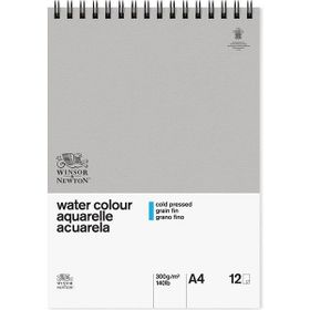 Winsor & Newton : Classic : Sulu Boya Spiralli Bloknot : Soğuk Baskı : 300 Gr : A4